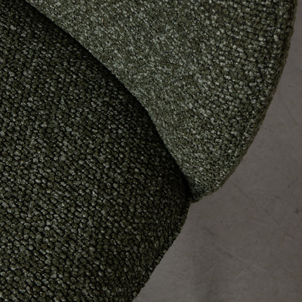 LABEL51 - Eetkamerstoel Finn 49x62x91 cm - Forest Royal Boucle | Zwart Metaal