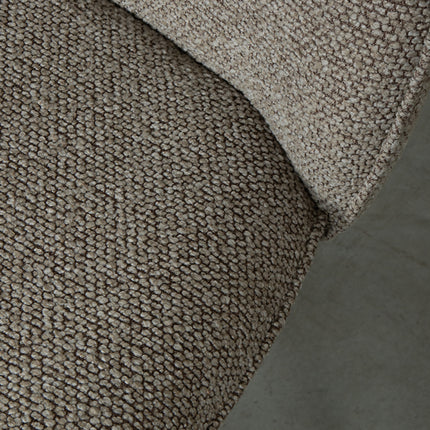 LABEL51 - Eetkamerstoel Finn 49x62x91 cm - Mushroom Royal Boucle | Zwart Metaal