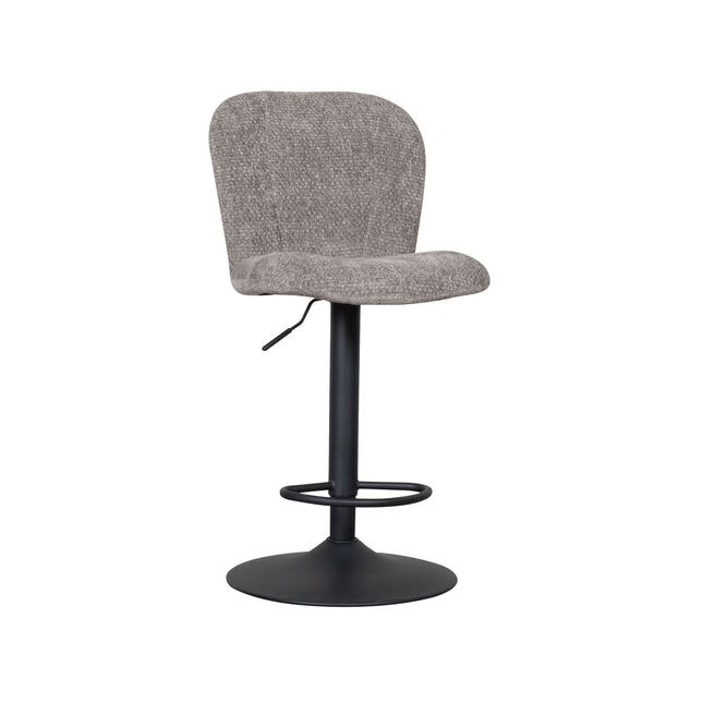 LABEL51 - Barkruk Vino 45x53x95 cm - Stone Elite | Zwart Metaal