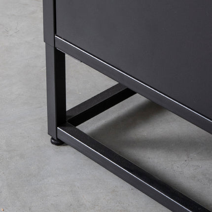 LABEL51 - Hoge Kast Luff 80x40x190 cm - Zwart Metaal