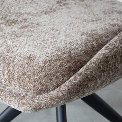 LABEL51 - Eetkamerstoel Marlow 48x63x86 cm - Hunter Elite | Zwart Metaal