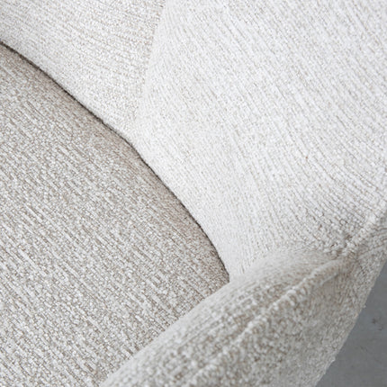 LABEL51 - Eetkamerstoel Lasse 60x65x90 cm - Naturel Canyon | Taupe Metaal
