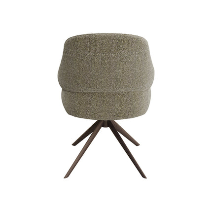 LABEL51 - Eetkamerstoel Bern 61x66x91 cm - Mushroom Royal Boucle | Brons Metaal
