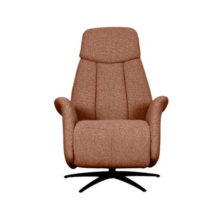 LABEL51 - Elektrische Fauteuil Oslo 79x87x112 cm - Coral Royal Boucle | Zwart Metaal
