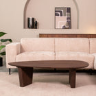 LABEL51 - Salontafel Wow 135x75x35 cm - Espresso Mangohout