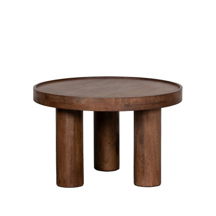 LABEL51 - Salontafel Elly 60x60x38 cm - Nature Smooth Mangohout