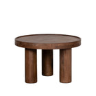 LABEL51 - Salontafel Elly 60x60x38 cm - Nature Smooth Mangohout
