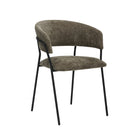 LABEL51 - Eetkamerstoel Luuk 58x45x80cm - Hunter Elite | Zwart Metaal