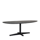 LABEL51 - Eettafel Rosie 260x110x76 cm - Zwart Mangohout | Zwart Metaal