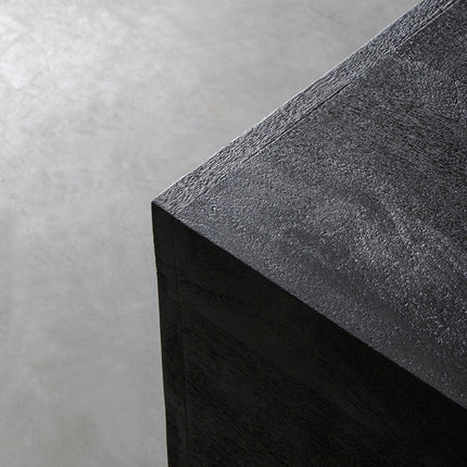LABEL51 - Salontafel Square 80x80x30 cm - Zwart Mangohout