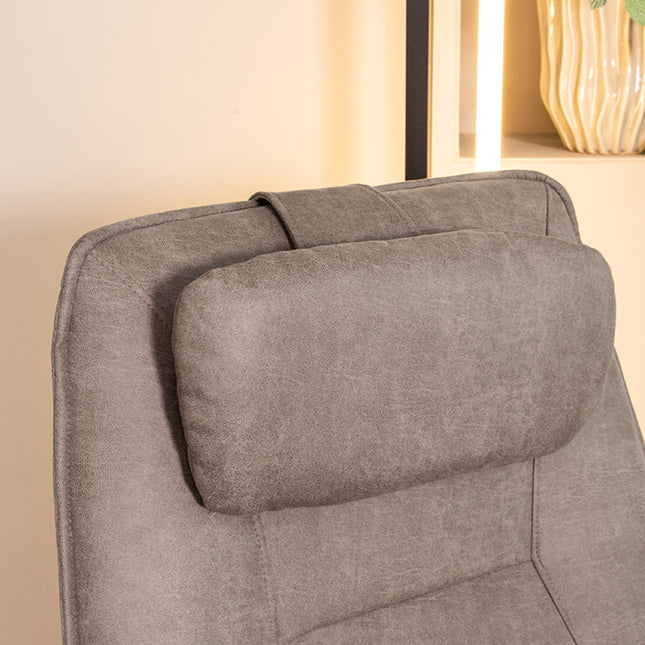 LABEL51 - Hoofdkussen Odense 43x20 cm - Taupe Micro Suede