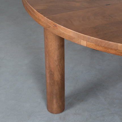 LABEL51 - Eettafel Elly 140x140x75 cm - Nature Smooth Mangohout