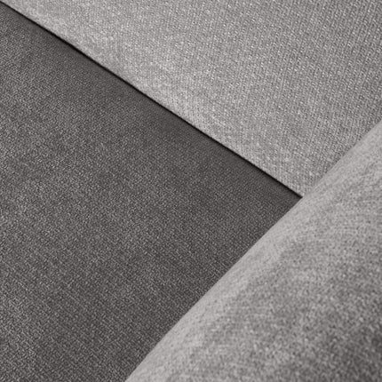 LABEL51 - U-Bank Espen 332x223x79 cm - Stone Elite | Zwart Hout