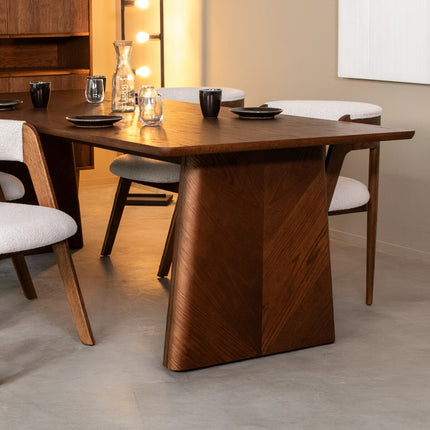 LABEL51 - Eettafel Jule 210x100x75 cm - Walnoot Eiken