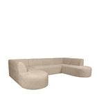 LABEL51 - U-Bank Espen 332x223x79 cm - Clay Elite | Zwart Hout