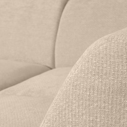 LABEL51 - U-Bank Espen 332x223x79 cm - Clay Elite | Zwart Hout