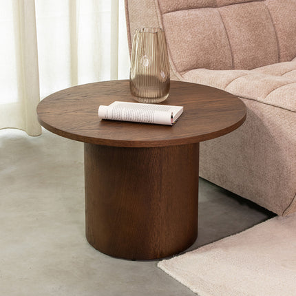 LABEL51 - Salontafel Oliva 60x60x40 cm - Walnoot Eiken