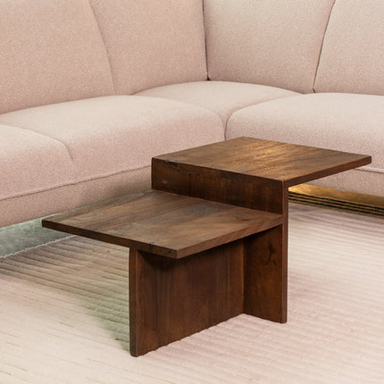LABEL51 - Salontafel Skip 90x50x40 cm - Espresso Mangohout