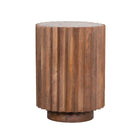 LABEL51 - Bijzettafel Novan 35x35x48 cm - Nature Smooth Mangohout