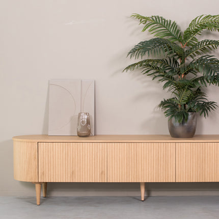 LABEL51 - Tv-Meubel Oliva 220x47x55 cm - Naturel Eiken