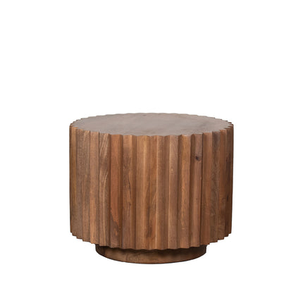 LABEL51 - Salontafel Novan 50x50x40 cm - Nature Smooth Mangohout