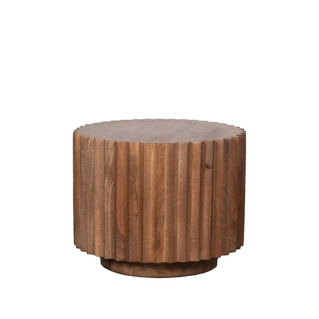 LABEL51 - Salontafel Novan 50x50x40 cm - Nature Smooth Mangohout