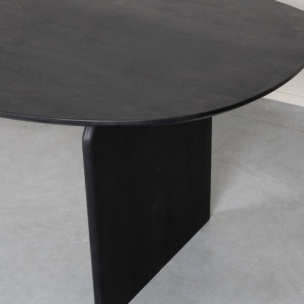 LABEL51 - Eettafel Cooper 210x110x76 cm - Zwart Mangohout