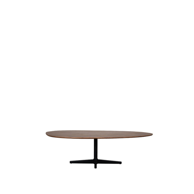 LABEL51 - Eettafel Rosie 180x100x76 cm - Nature Smooth Mangohout | Zwart Metaal