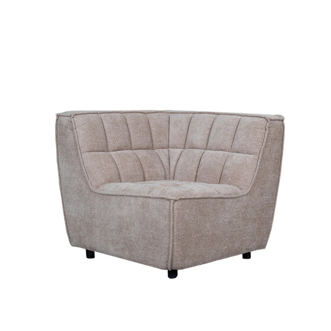 LABEL51 - Bank Albero Hoek 91x91x81 cm - Clay Elite | Zwart Hout