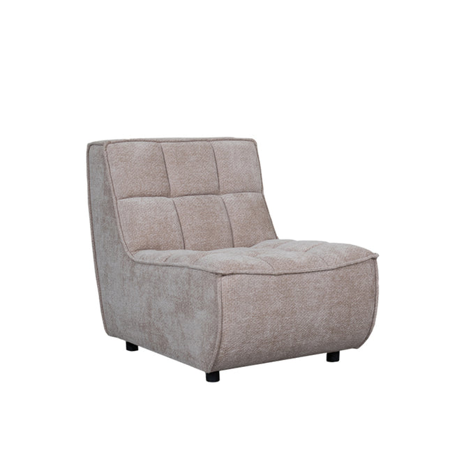 LABEL51 - Bank Albero 1-Zits 70x92x81 cm - Clay Elite | Zwart Hout