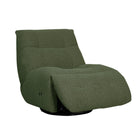 LABEL51 - Elektrische Fauteuil Relax and Recharge 90x110x95 cm - Forest Royal Boucle | Zwart Metaal