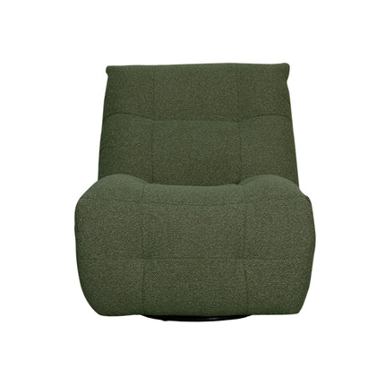 LABEL51 - Elektrische Fauteuil Relax and Recharge 90x110x95 cm - Forest Royal Boucle | Zwart Metaal
