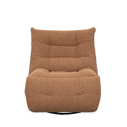 LABEL51 - Elektrische Fauteuil Relax and Recharge 90x110x95 cm - Coral Royal Boucle | Zwart Metaal