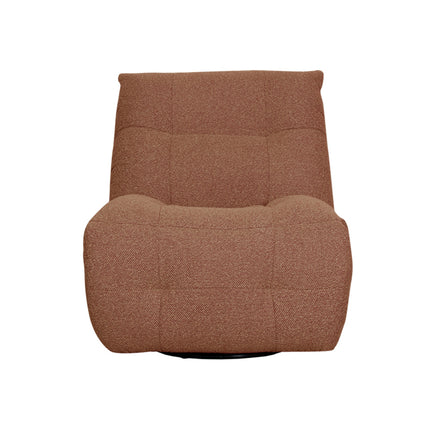 LABEL51 - Elektrische Fauteuil Relax and Recharge 90x110x95 cm - Coral Royal Boucle | Zwart Metaal