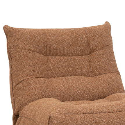 LABEL51 - Elektrische Fauteuil Relax and Recharge 90x110x95 cm - Coral Royal Boucle | Zwart Metaal