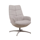LABEL51 - Draaifauteuil Winston 73x82x106 cm - Taupe Canyon | Taupe Metaal