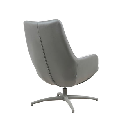 LABEL51 - Draaifauteuil Winston 73x82x106 cm - Forest Microvezel | Naturel Canyon | Taupe Metaal