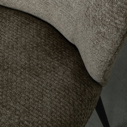 LABEL51 - Eetkamerstoel Vino 49x62x85 cm - Hunter Elite | Zwart Metaal