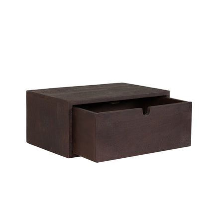 LABEL51 - Wandconsole Hover 45x30x20 cm - Espresso Mangohout