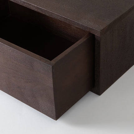 LABEL51 - Wandconsole Hover 45x30x20 cm - Espresso Mangohout