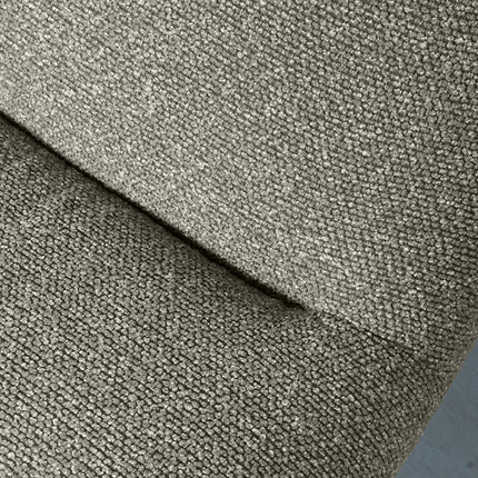 LABEL51 - Draaifauteuil Calix 77x93x88 cm - Mushroom Royal Boucle | Zwart Metaal