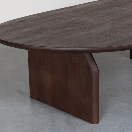 LABEL51 - Salontafel Cooper 135x75x38 cm - Espresso Mangohout