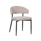 LABEL51 - Eetkamerstoel Bliss 56x55x76 cm - Clay Elite | Zwart Metaal