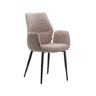 LABEL51 - Eetkamerstoel Morris 59x62x92 cm - Clay Elite | Zwart Metaal