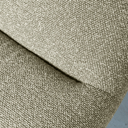 LABEL51 - Draaifauteuil Calix 77x93x88 cm - Naturel Royal Boucle | Zwart Metaal