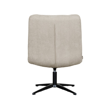 LABEL51 - Draaifauteuil Vince 63x74x91 cm - Clay Elite | Zwart Metaal