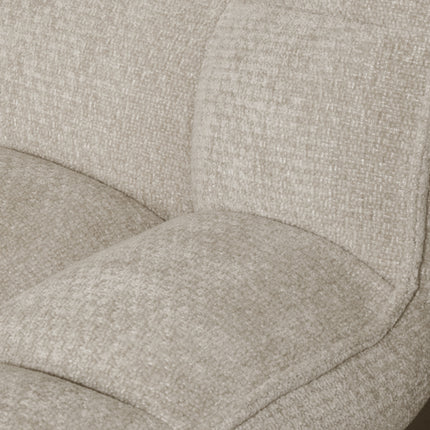 LABEL51 - Draaifauteuil Vince 63x74x91 cm - Clay Elite | Zwart Metaal