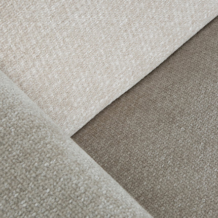 LABEL51 - Hoekbank Rodano Rechts 278x210x75 cm - Naturel Elite | Zwart Metaal