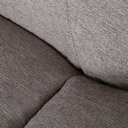 LABEL51 - Draaifauteuil Clayton 82x89x91 cm - Taupe Canyon | Zwart Metaal