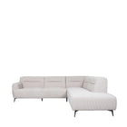 LABEL51 - Hoekbank Bolzano Rechts 270x227x80 cm - Naturel Royal Boucle | Zwart Metaal